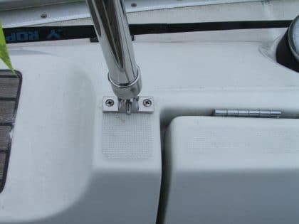 Jeanneau Sun Odyssey 37 Cockpit Enclosure, fitted to NV factory supplied sprayhood