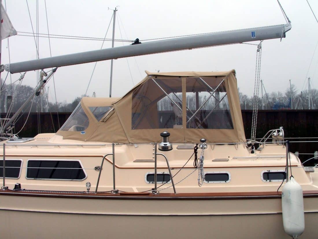 Island Packet 485 Bimini Conversion