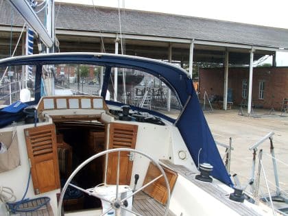 Southerly 135 replacement Sprayhood with new Frame