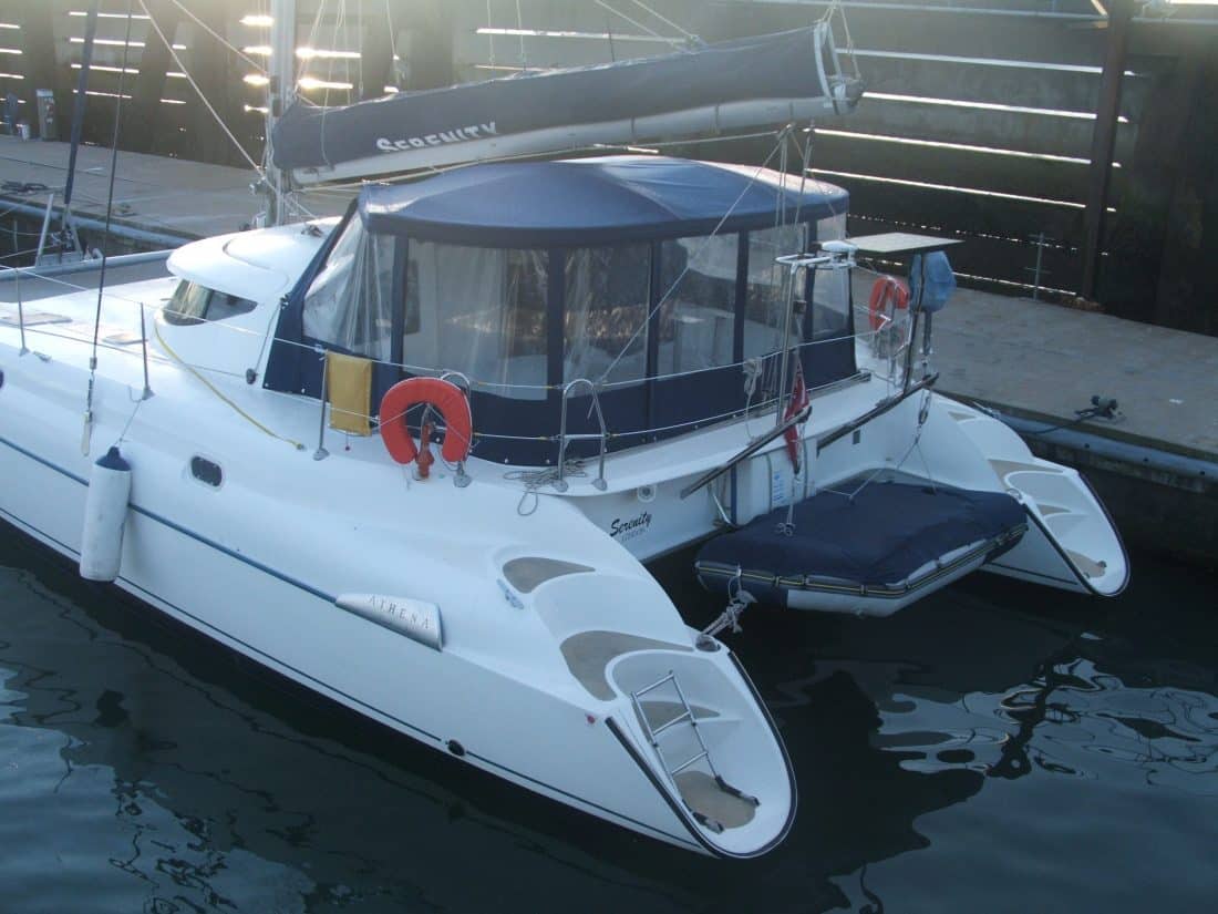 Athena Catamaran Cockpit Enclosure, Serenity