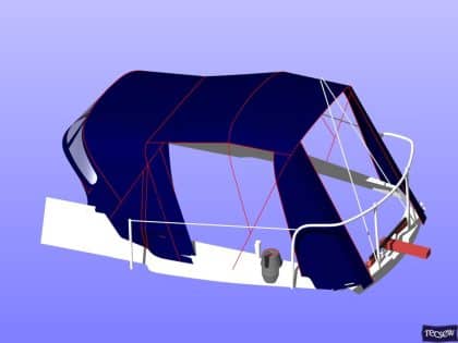 westerly griffon cockpit enclosure fitted to tecsew sprayhood 11