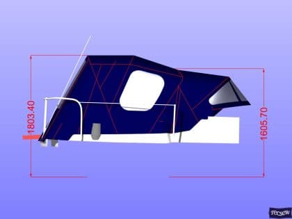 westerly griffon cockpit enclosure fitted to tecsew sprayhood 12