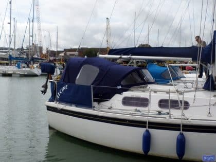 westerly griffon cockpit enclosure fitted to tecsew sprayhood 2