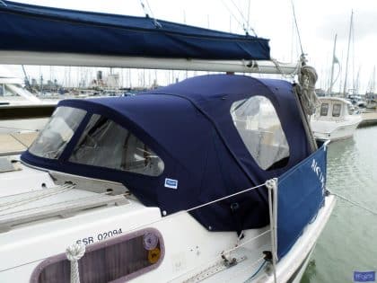 westerly griffon cockpit enclosure fitted to tecsew sprayhood 5