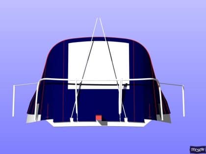 westerly griffon cockpit enclosure fitted to tecsew sprayhood 8