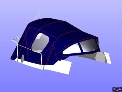 westerly griffon cockpit enclosure fitted to tecsew sprayhood 9