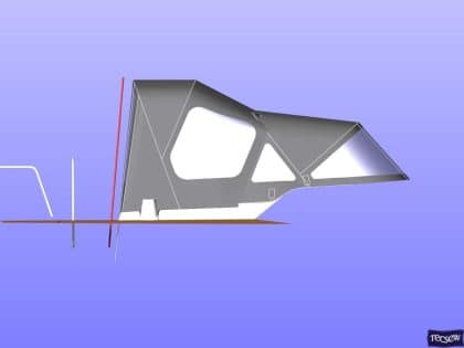 x43 cockpit enclosure to fit factory sprayhood 12
