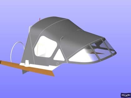 x43 cockpit enclosure to fit factory sprayhood 14