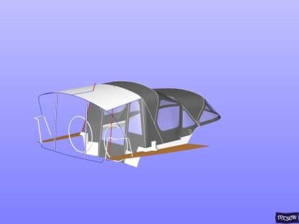 x43 cockpit enclosure to fit factory sprayhood 19
