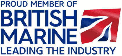 British Marine LOGO PROUD MEMBER TAG BOXED RGB