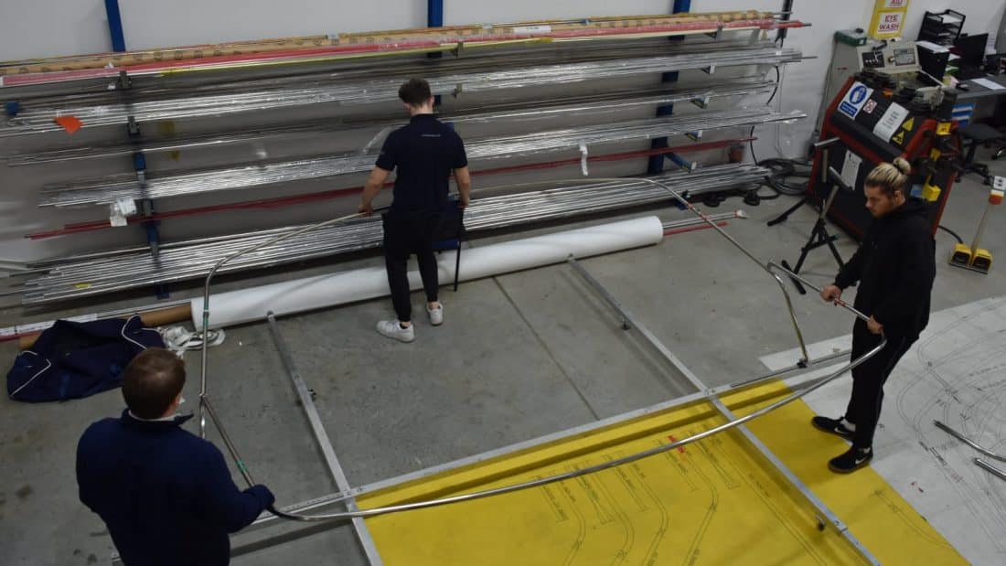 Hanse 385 self fit frame