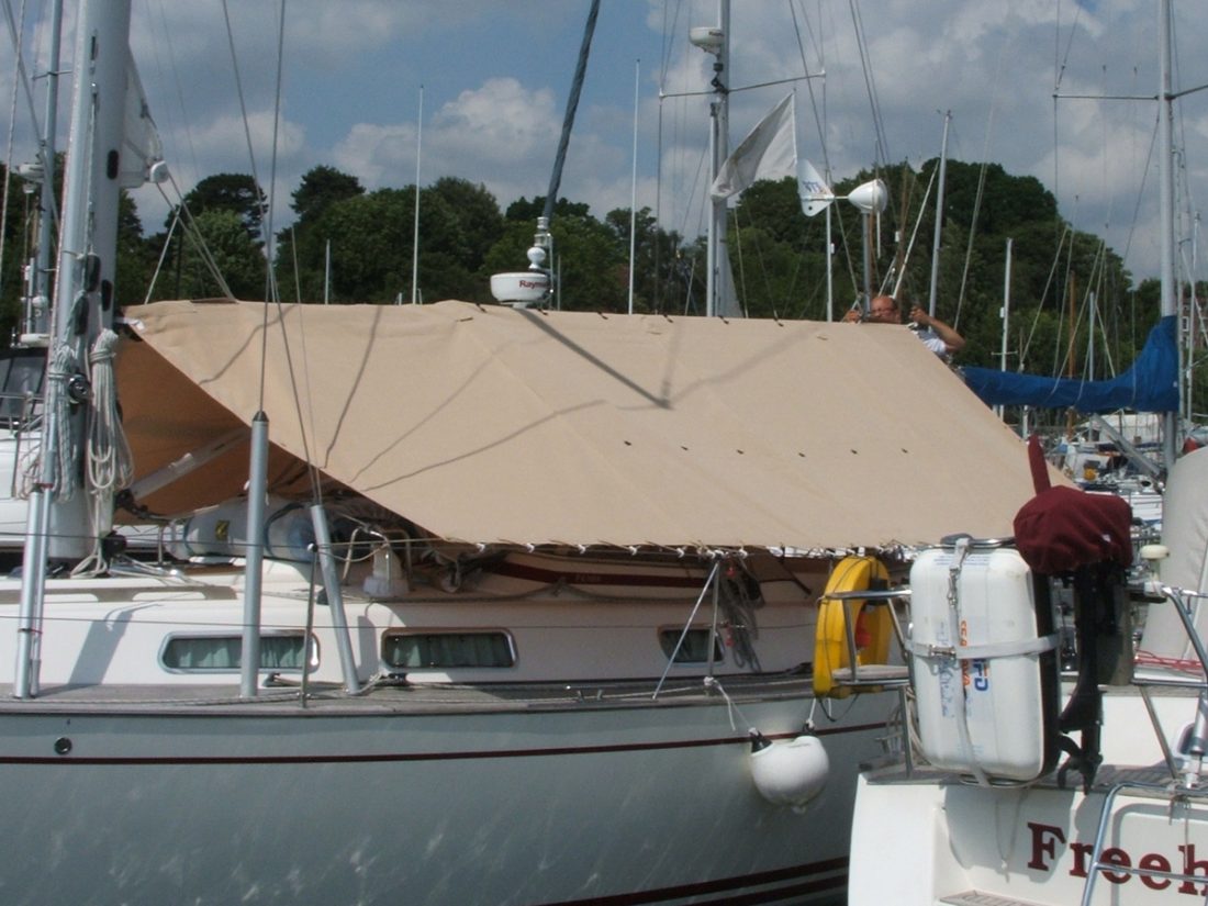 Boom Tents for Sailing Yachts