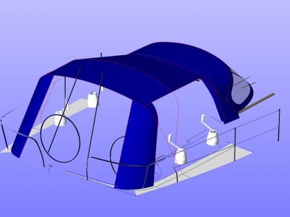 CE Aft Corner with Sides & Rear Rolled