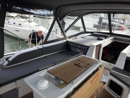Beneteau Oceanis 51.1 Model Cockpit Enclosure Interior Redefined