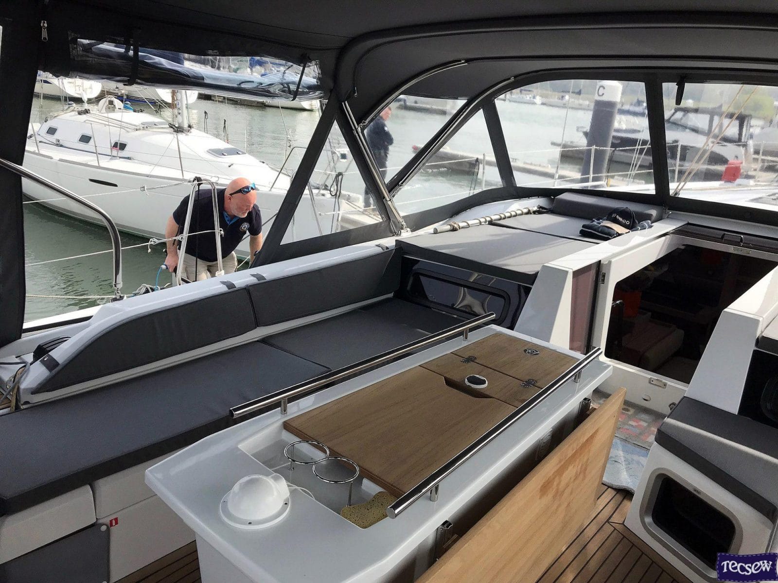 Beneteau Oceanis 51.1 Model Cockpit Enclosure Interior Redefined