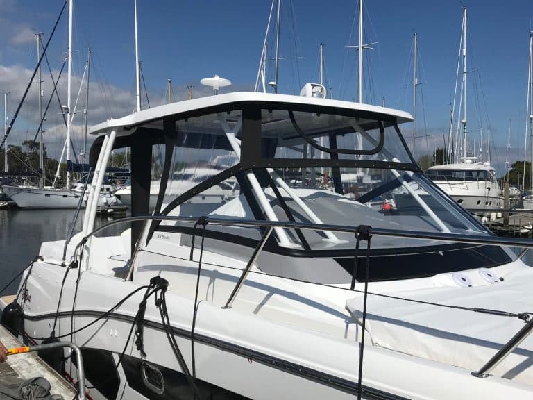 Jeanneau Cap Camarat 10.5 WA, Hardtop Enclosure with Backdrop