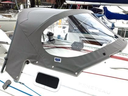 Beneteau First 31.7 Sprayhood with Grab Bar, 2019 higher design right front