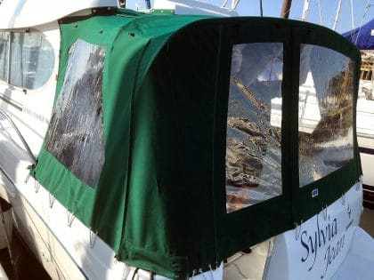 Merry Fisher 805 "SYLVIA JEAN", Cockpit Enclosure rear 2