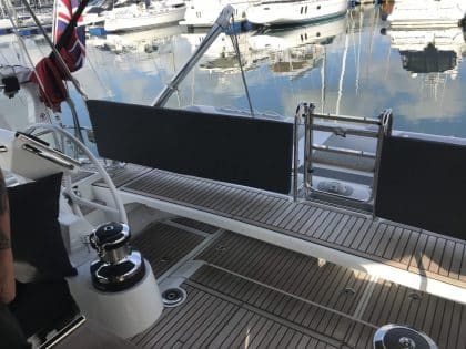 Beneteau Oceanis 55.1 Helm Back Rest Cushions view 3