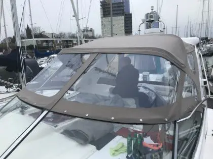 Sealine S34 “Easy Does It”, Replacement Cockpit Canopies, front view 2