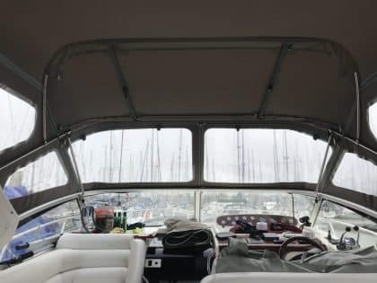 Sealine S34 “Easy Does It”, Replacement Cockpit Canopies, interior view 1
