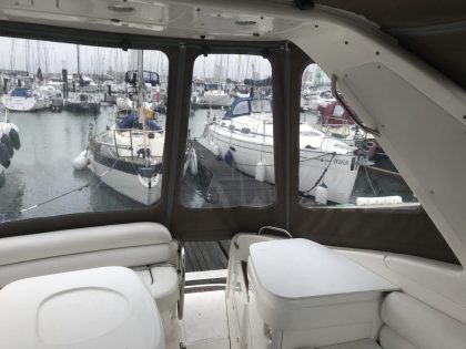 Sealine S34 “Easy Does It”, Replacement Cockpit Canopies, interior side view 3