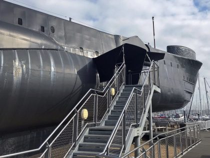 Submarine Entrance Canopies, HMS Alliance full