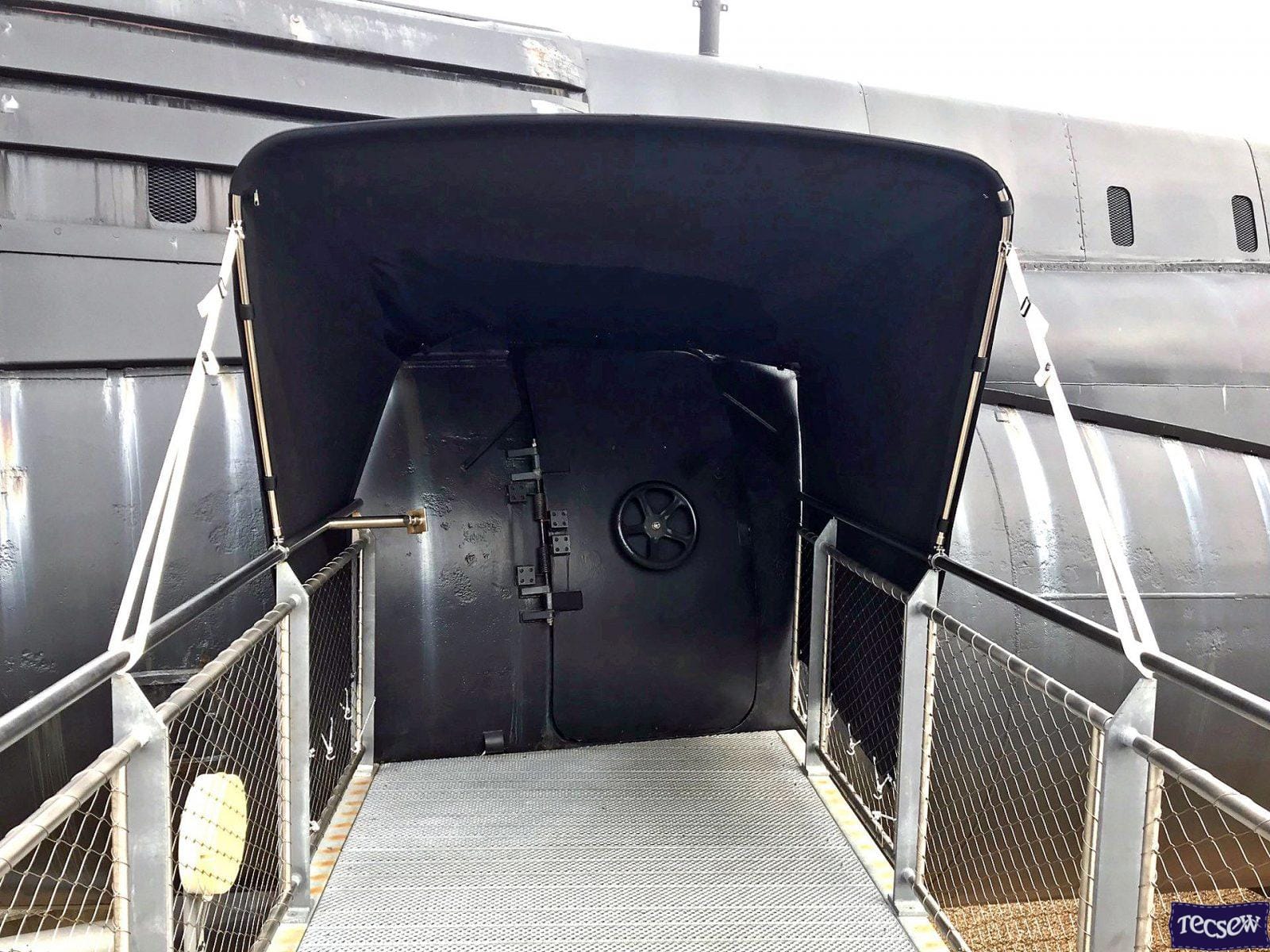 Submarine Entrance Canopies, HMS Alliance Tecsew