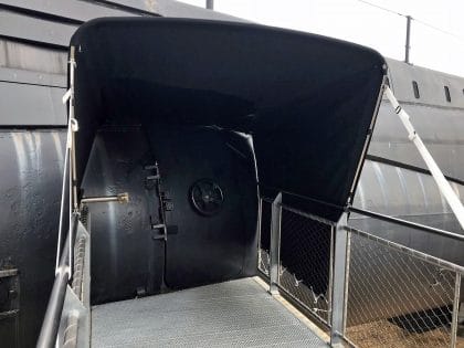 Submarine Entrance Canopies, HMS Alliance front 2