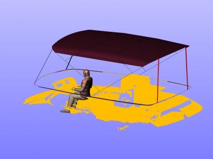 Jeanneau Prestige 420 Flybridge Bimini