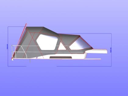 Approximate heights from cockpit floor