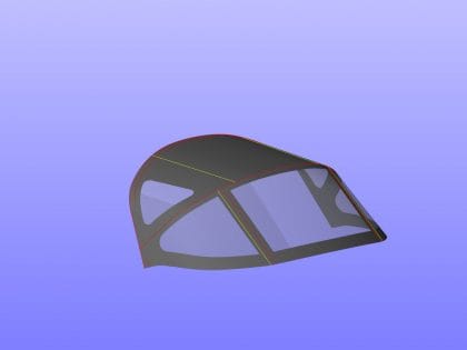 Fwd Corner with Wings & Aft Section Zip Removed