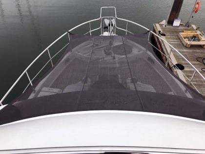 Nordhaven 43 BLACKSWAN Fore Deck Sun Awning