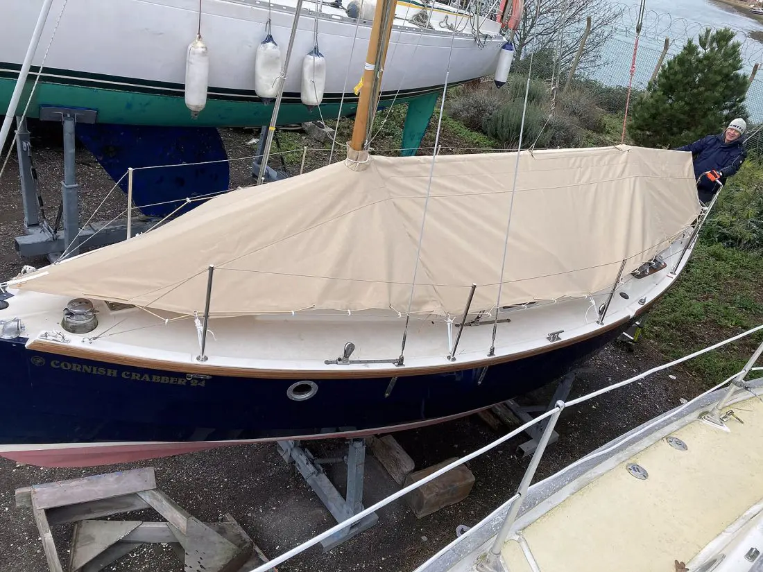 Cornish Crabber 24, 3 Section Deck cover