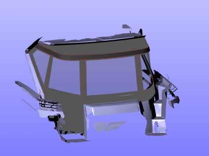 Port aft corner