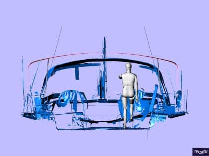 Hanse 505-508 Helm Bimini and Sprayhood Infill Panel