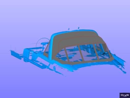 Fwd Corner with Scanned Data