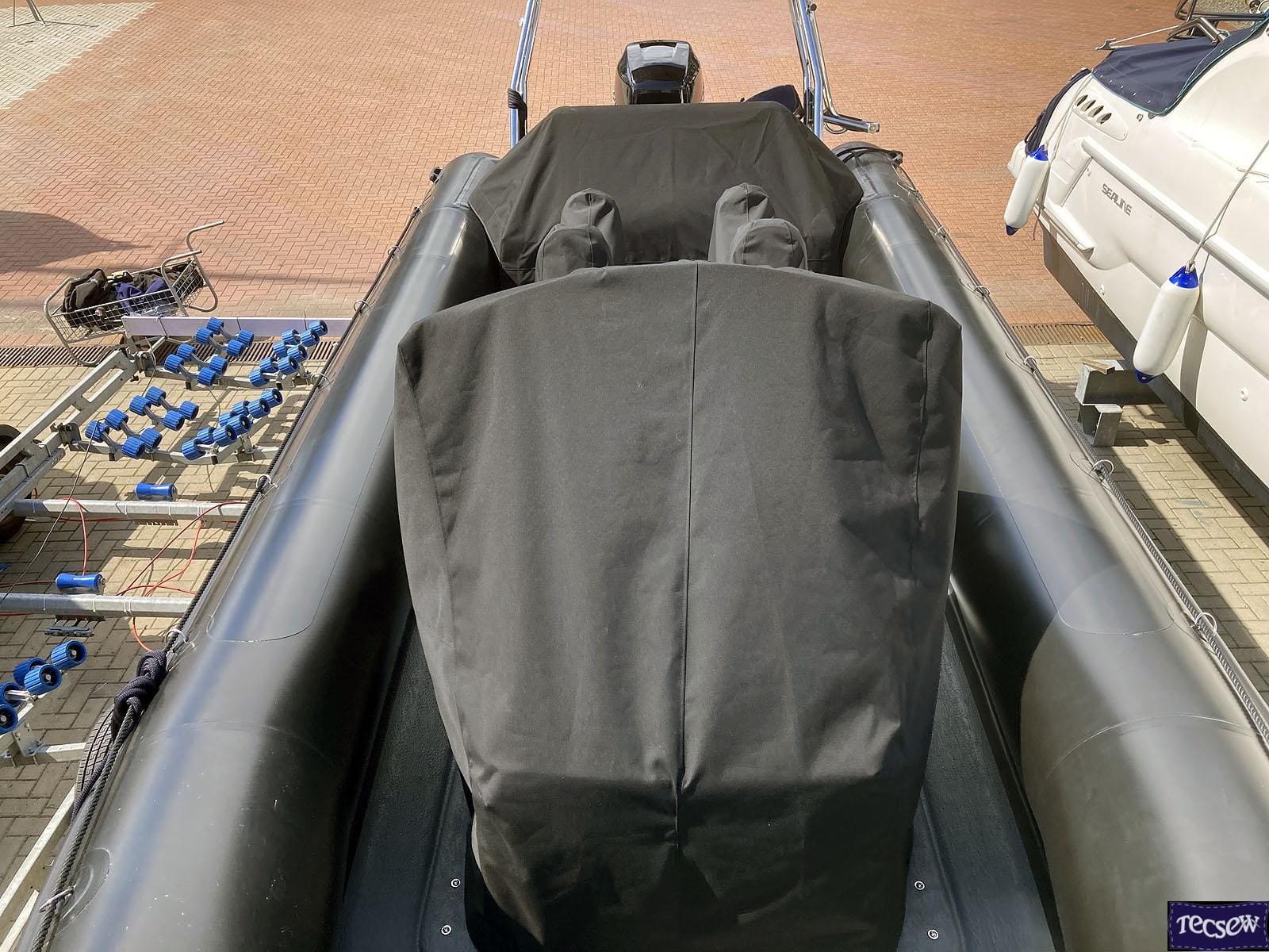 RIB XC 850 Consol Cover and Seat Covers , ref 0188 Tecsew