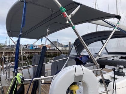 Hanse 505-508 Helm Bimini and Sprayhood Infill Panel