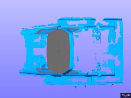 Plan with Whole Front Section Rolled