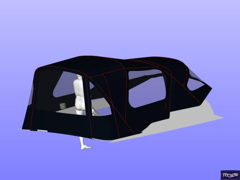 Hanse 355 Cockpit Enclosure to fit Sprayhood recover for factory fit original
