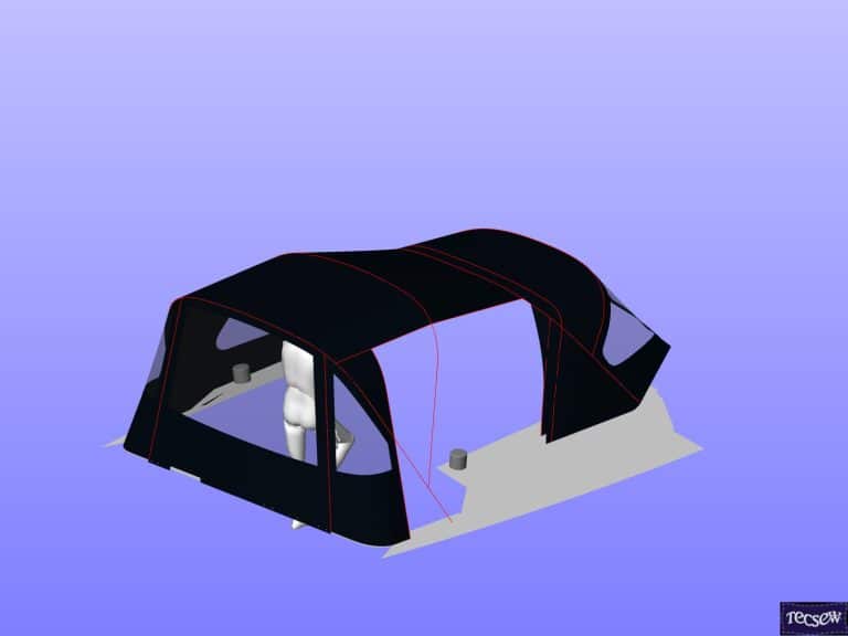 Hanse 355 Cockpit Enclosure to fit Sprayhood recover for factory fit original