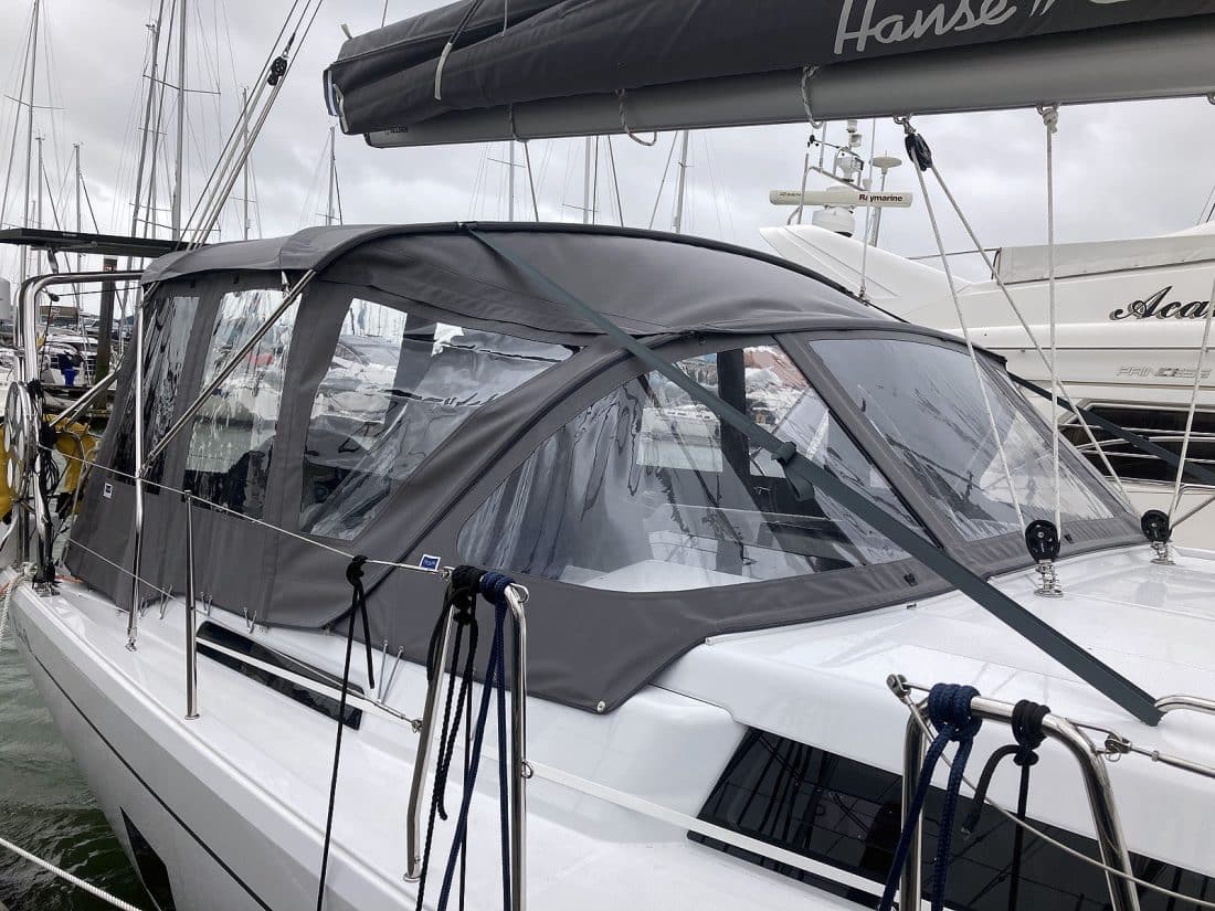 Hanse 418 Bimini Conversion