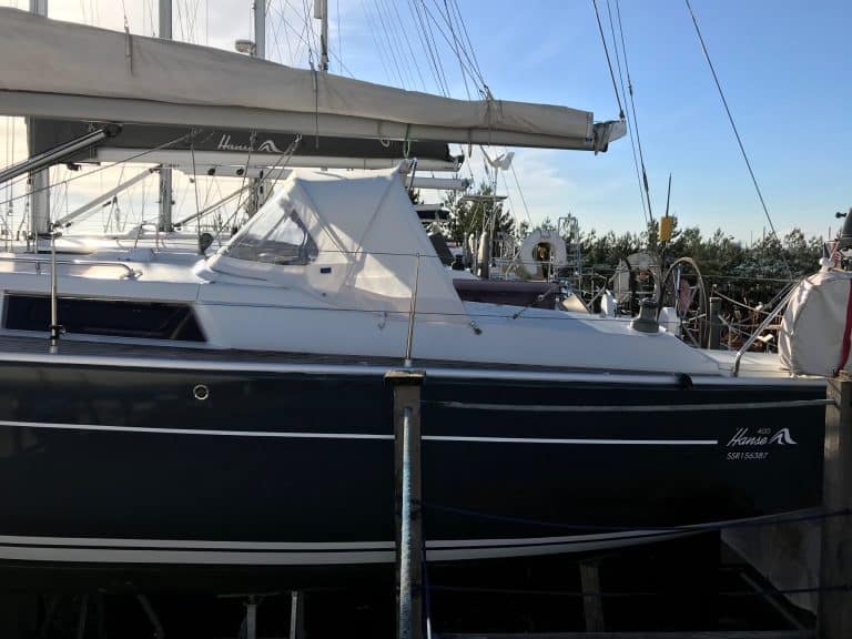 Hanse 400 Sprayhood recover for NV original