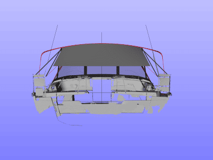 Hanse 460 Bimini