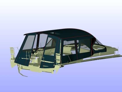 Hanse 460 Bimini Conversion