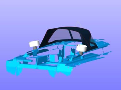 Bavaria C42 Sprayhood