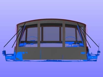 Beneteau Oceanis Yacht 54 Bimini Conversion