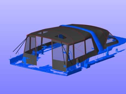 Beneteau Oceanis Yacht 54 Bimini Conversion