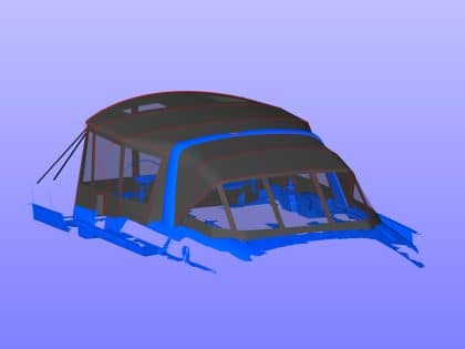 Beneteau Oceanis Yacht 54 Bimini Conversion